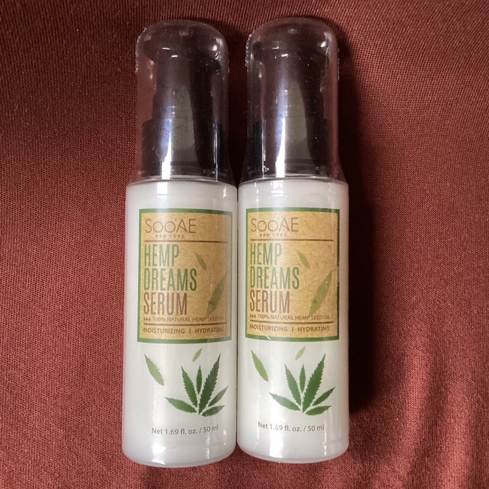 Soo’AE New York Hemp Dreams Serum Bundle New/Sealed 50 ml serum